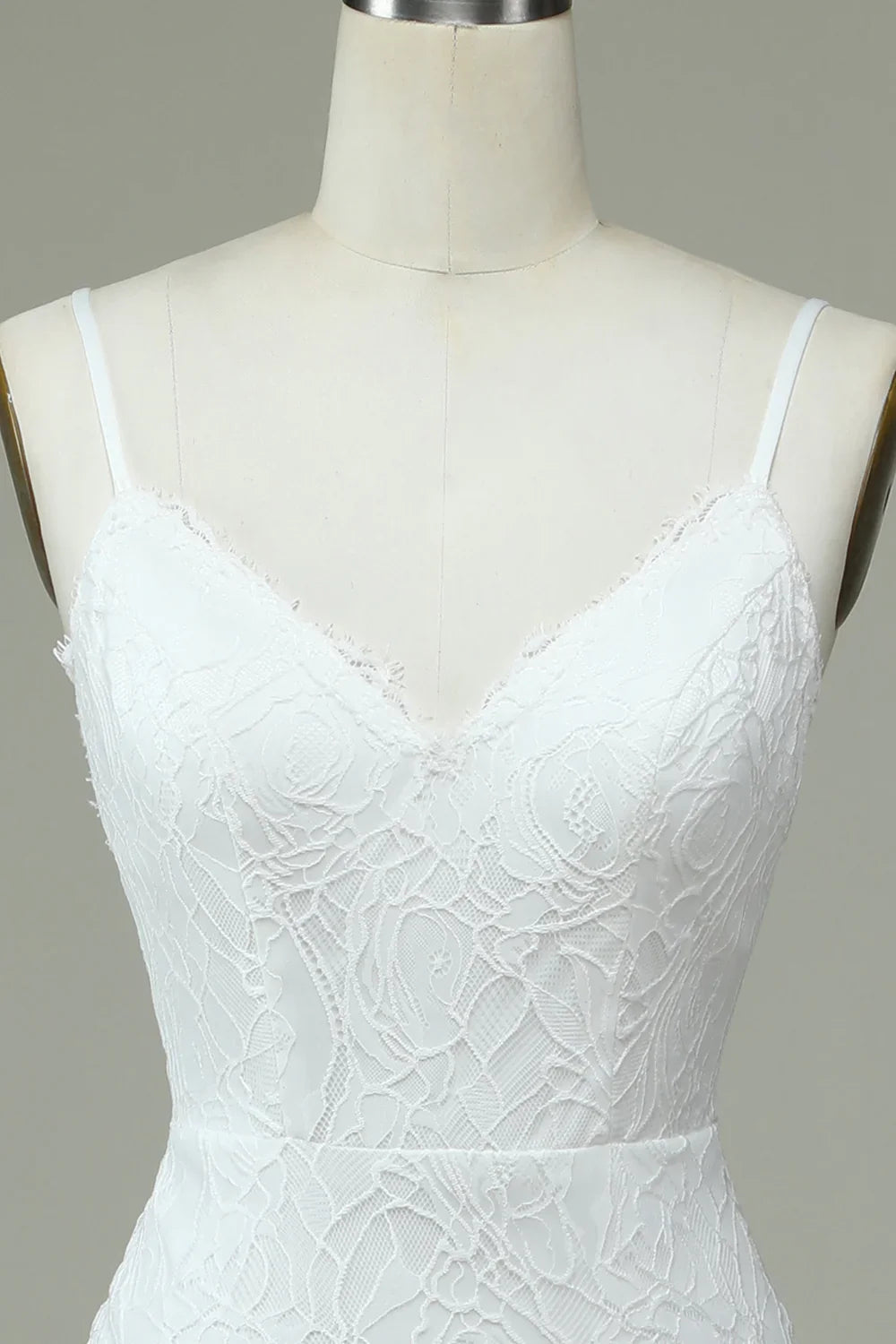 Ivory Off-Shoulder Lace Wedding Dress - Chloe Dress