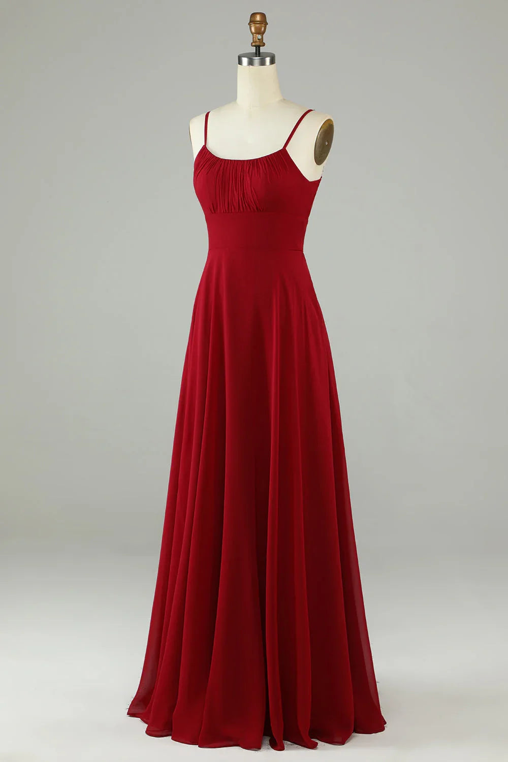 Wine A-Line Wedding Dress - Chloe Dress