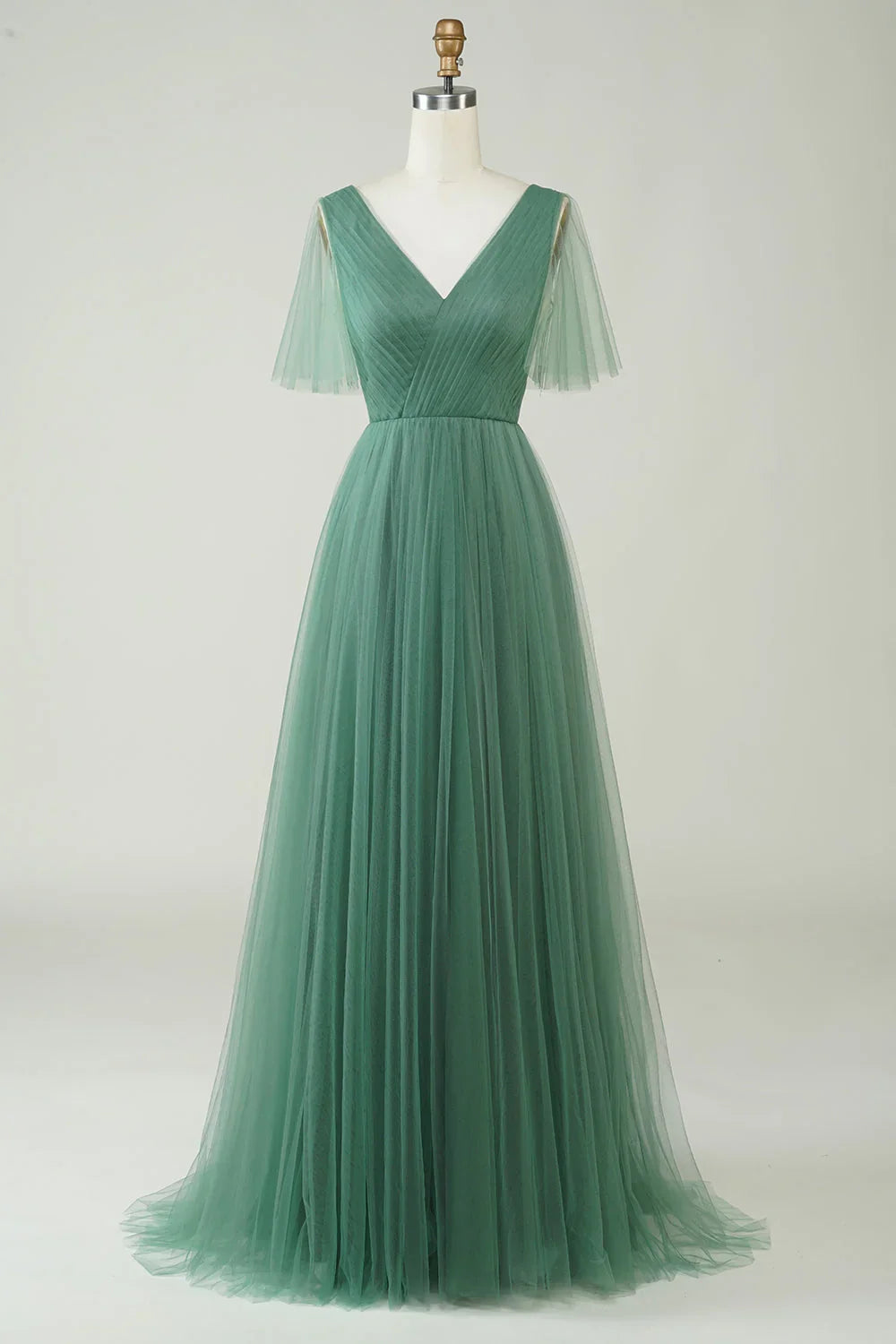 A-Line V-Neck Backless Wedding Dress - Chloe Dress
