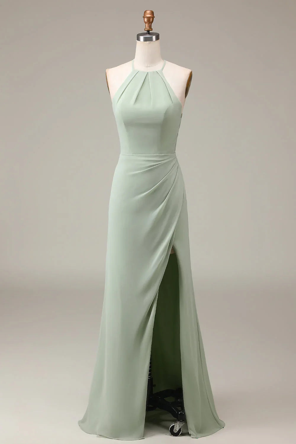 High Slit Wedding Dress - Chloe Dress