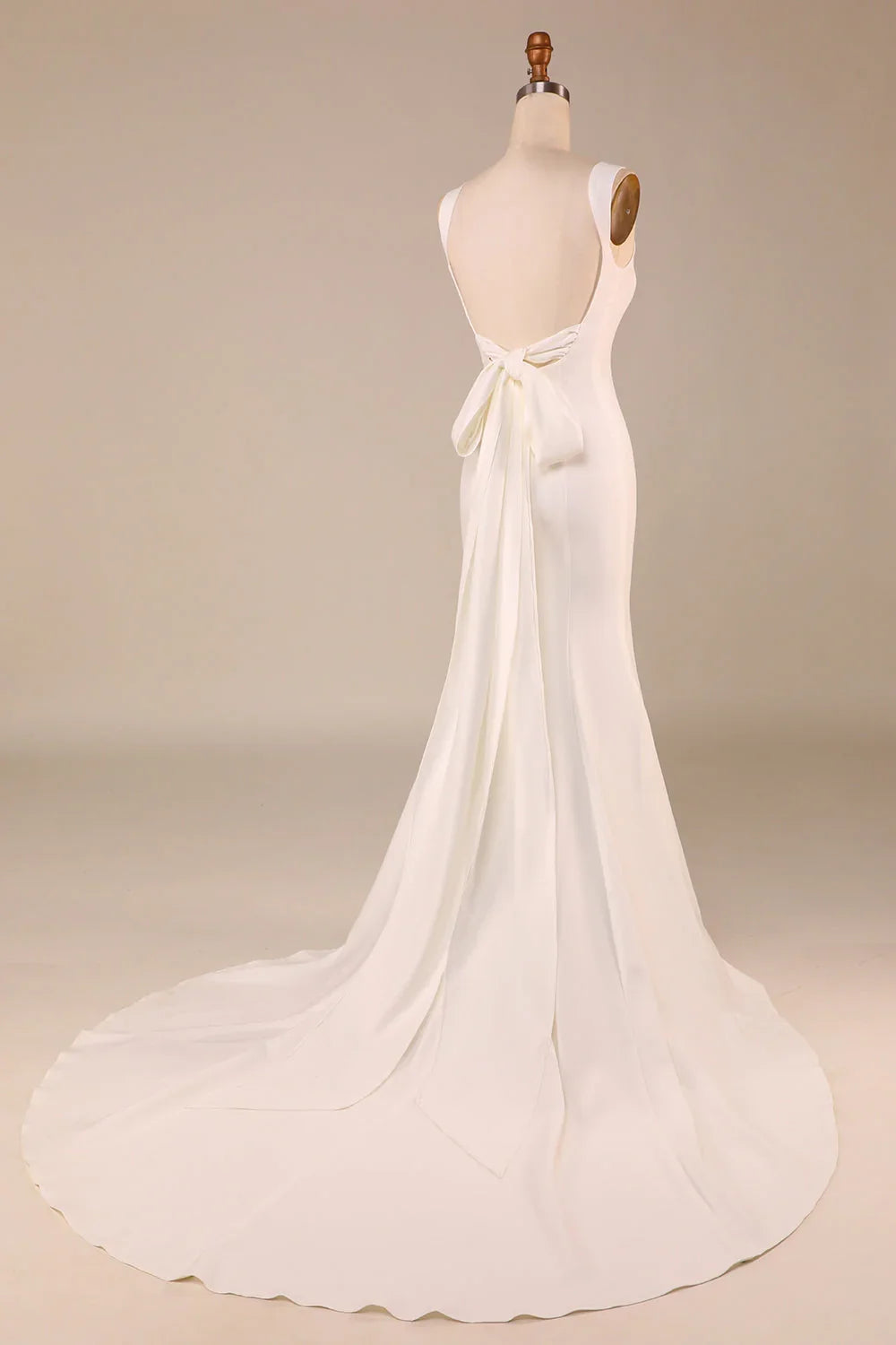 Ivory Floor-Length Wedding Dress - Chloe Dress