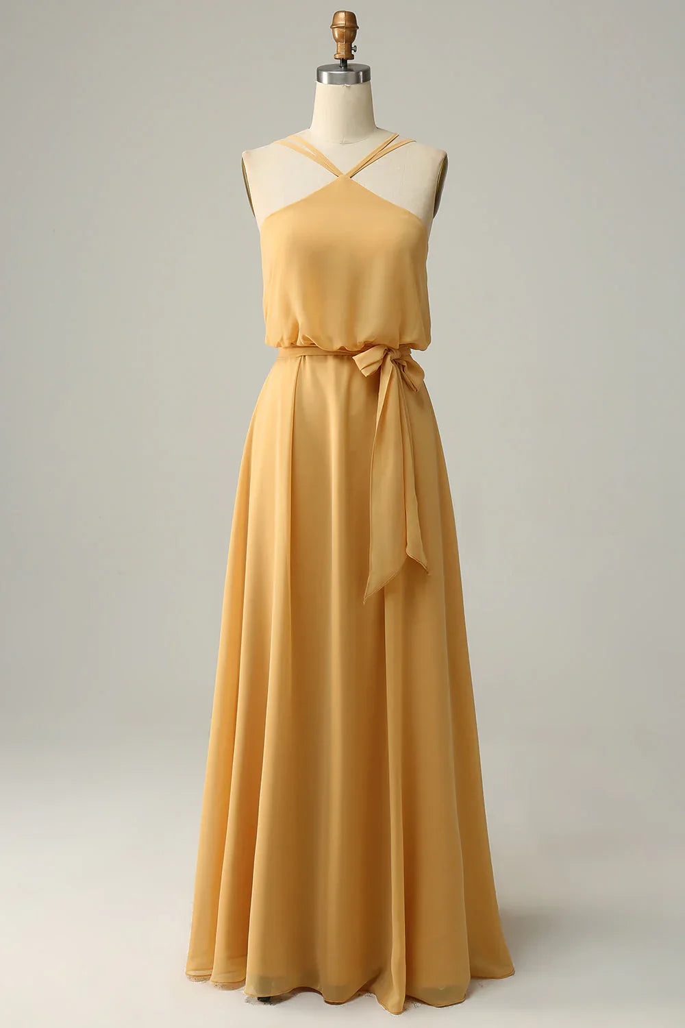 Yellow A-Line Wedding Dress - Chloe Dress