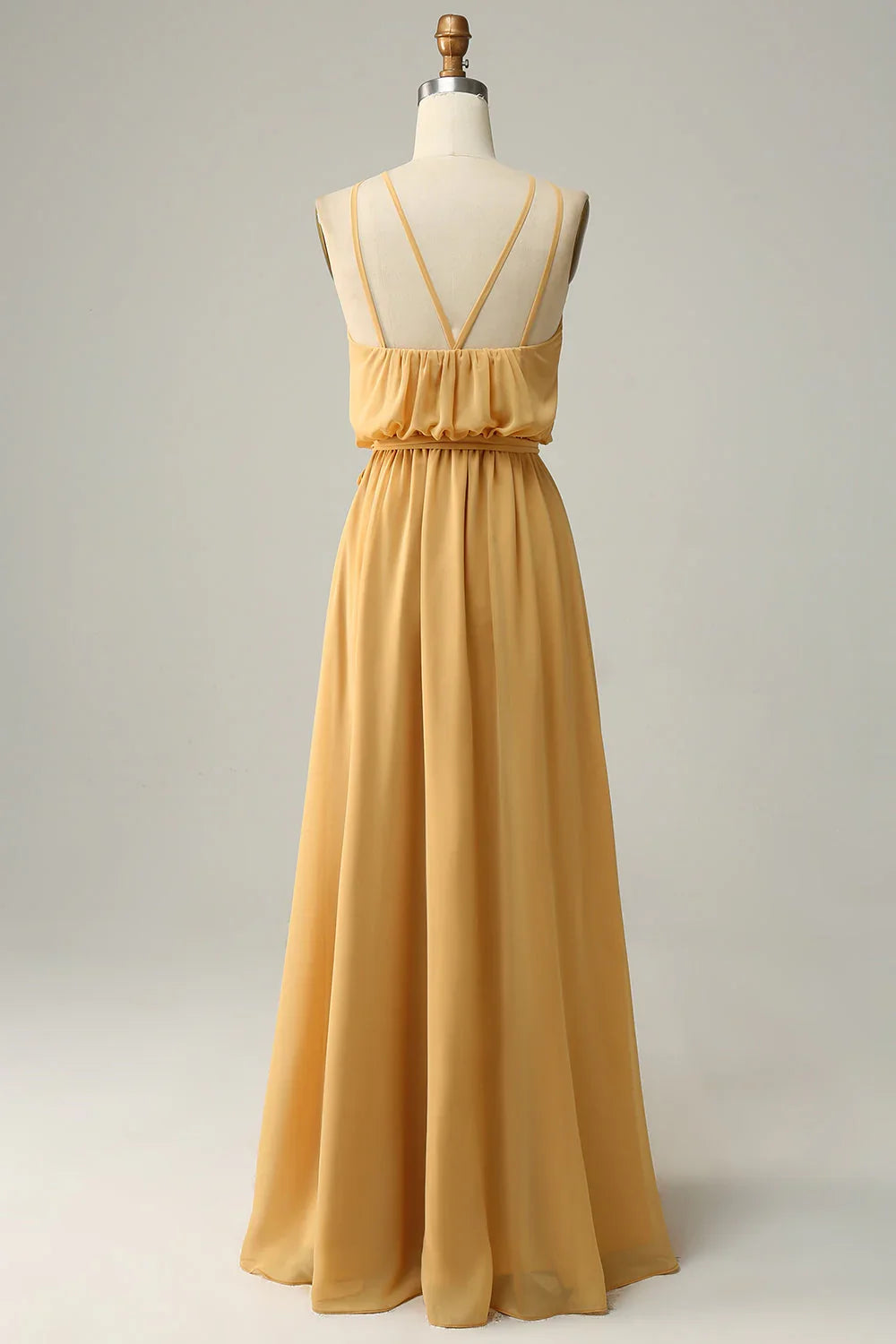 Yellow A-Line Wedding Dress - Chloe Dress
