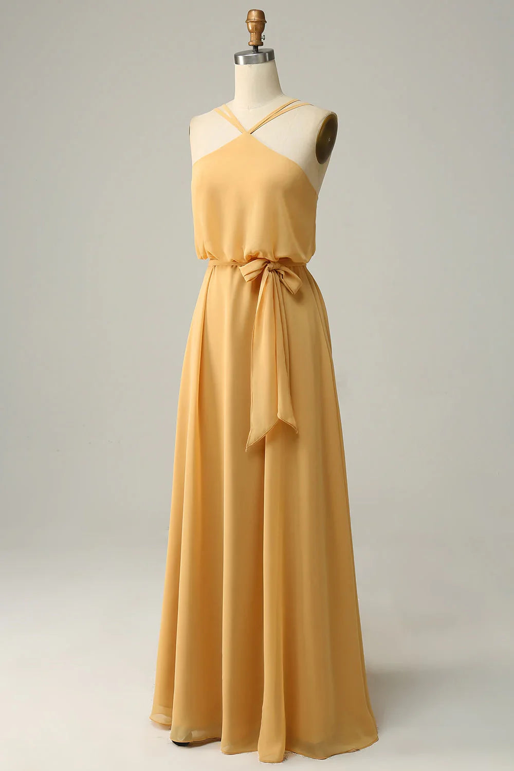 Yellow A-Line Wedding Dress - Chloe Dress