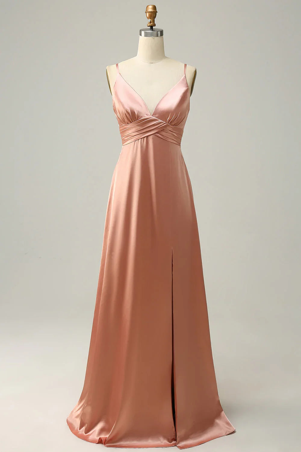 High Slit Wedding Dress - Chloe Dress