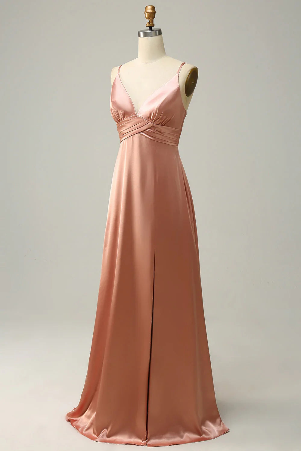 High Slit Wedding Dress - Chloe Dress