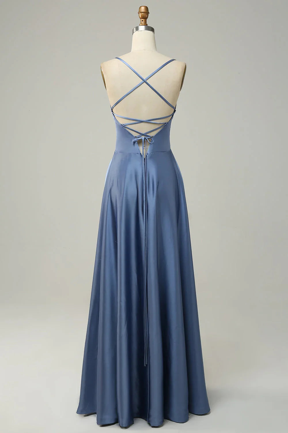 Blue A-Line Wedding Dress - Chloe Dress