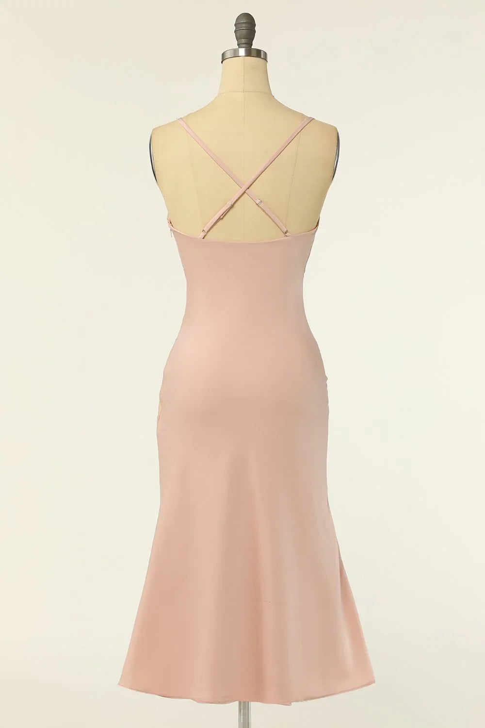 Sheath Spaghetti Strap Wedding Dress - Chloe Dress