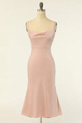 Sheath Spaghetti Strap Wedding Dress - Chloe Dress