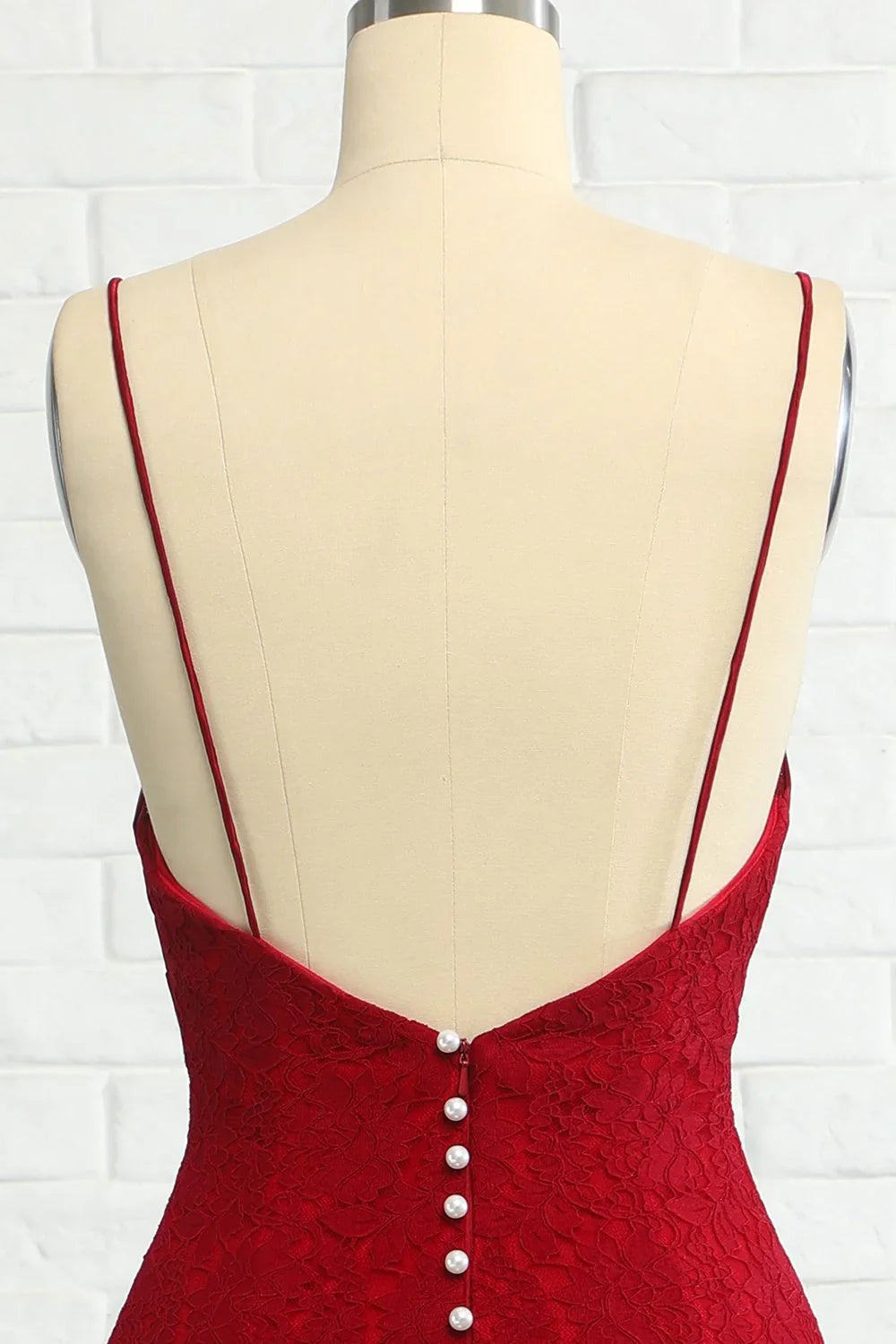 Red Lace Wedding Dress - Chloe Dress