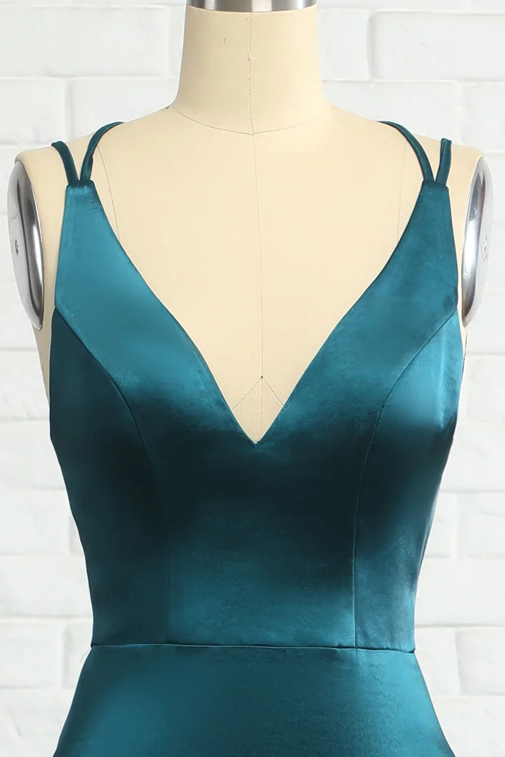 Blue Open Back Wedding Dress - Chloe Dress
