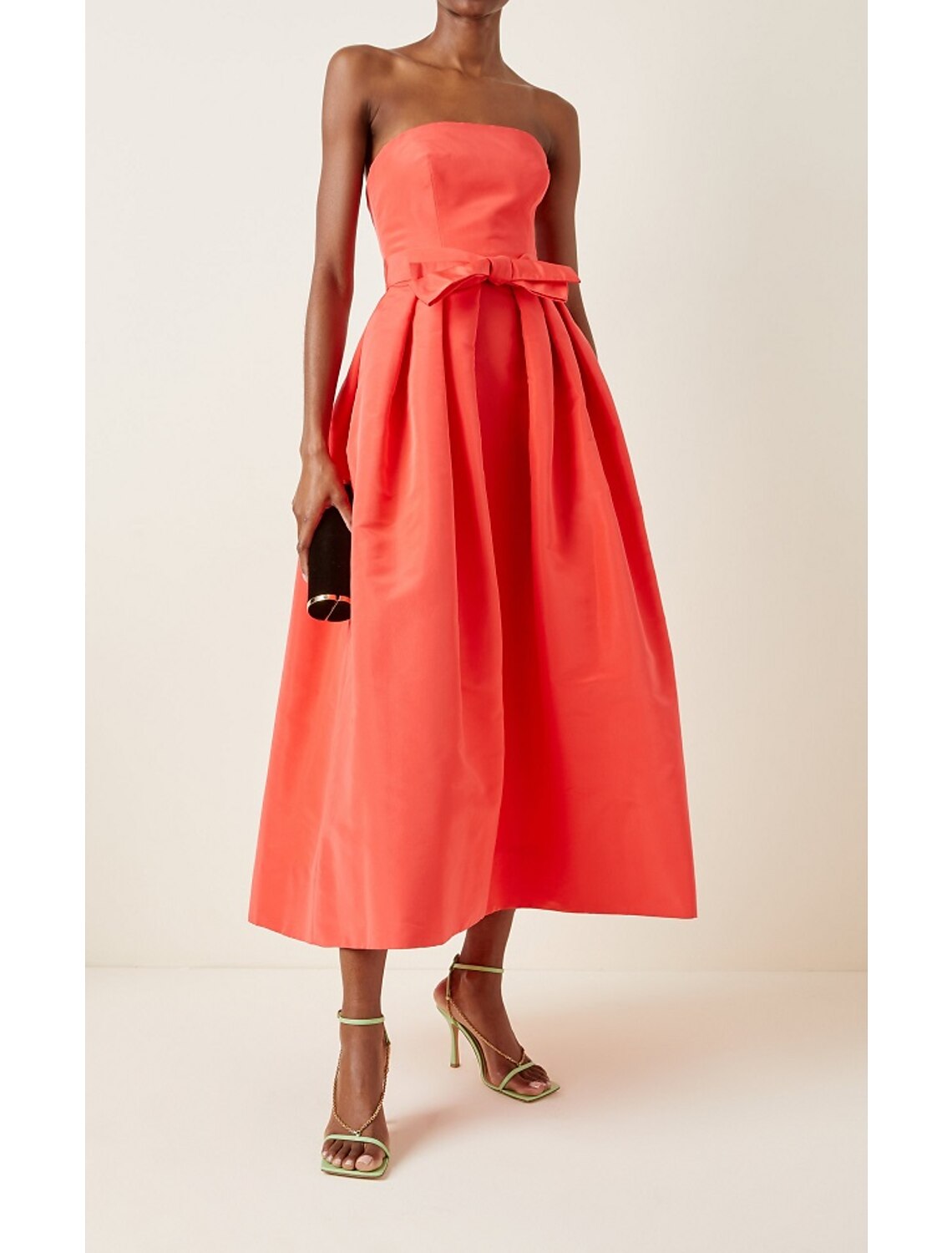 A-Line Strapless Satin Sleeveless Mini Wedding Dress - Chloe Dress