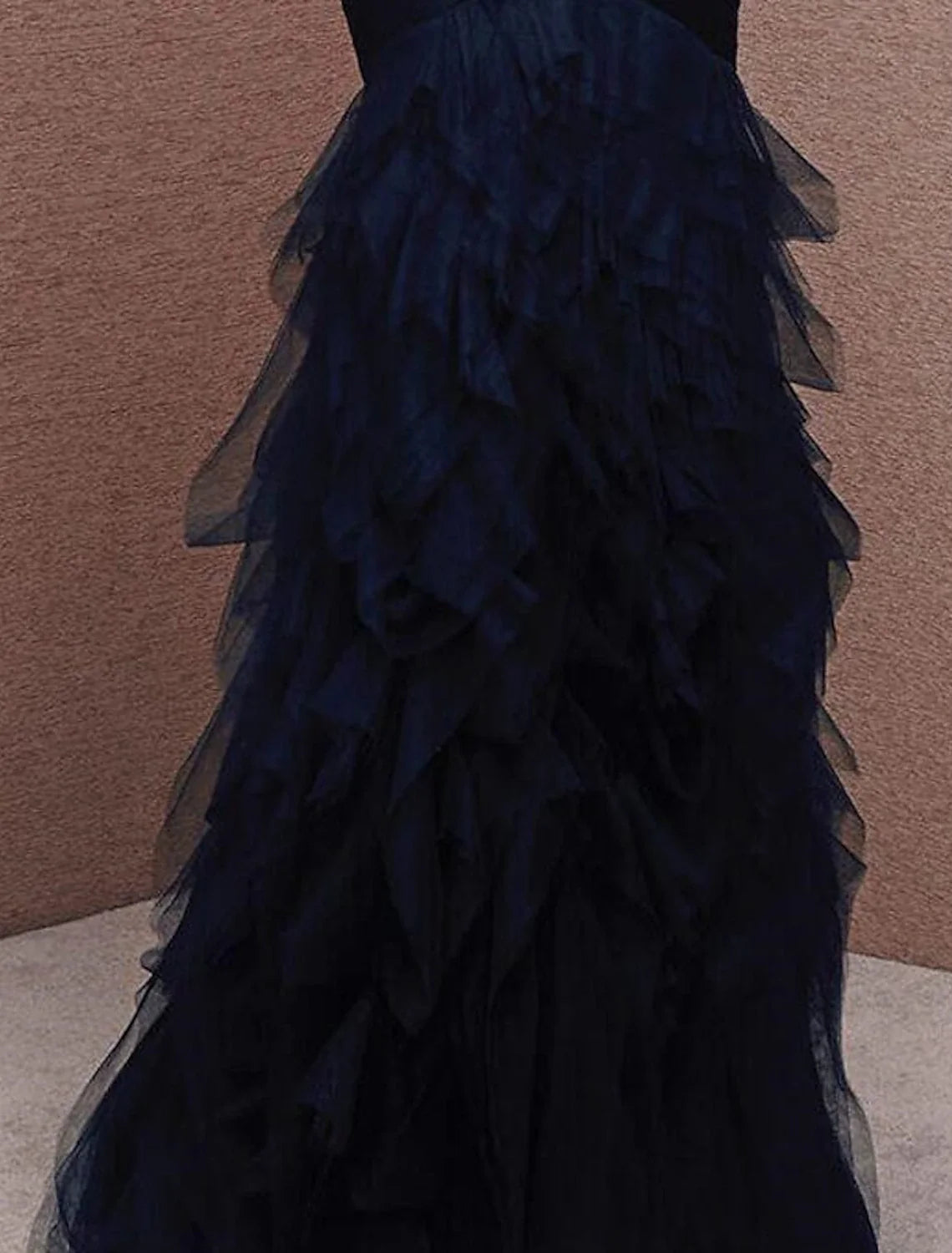Mermaid Strapless Tulle Sleeveless Floor-Length Evening Dress - Chloe Dress