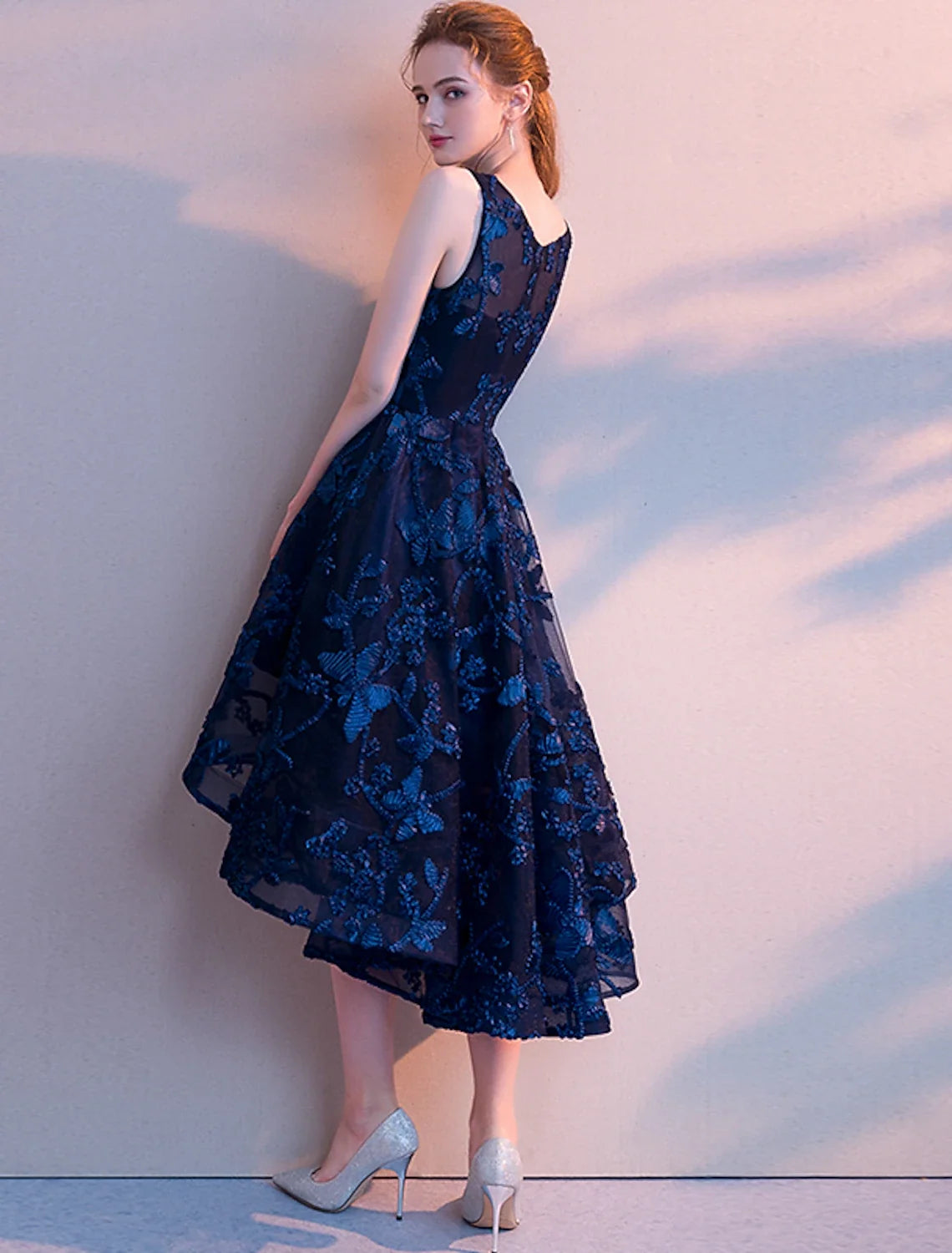 A-Line Tulle Sleeveless Pleated Mini Cocktail Dress - Chloe Dress