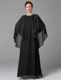 A-Line Chiffon Sleeveless Floor-Length Wedding Dress - Chloe Dress