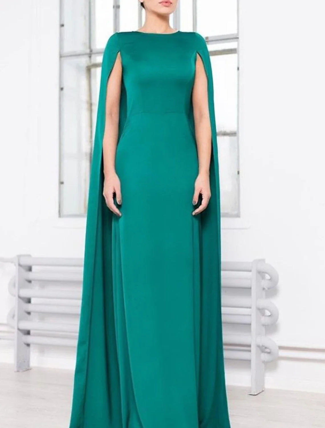 A-Line Chiffon Sleeveless Floor-Length Evening Gown - Chloe Dress