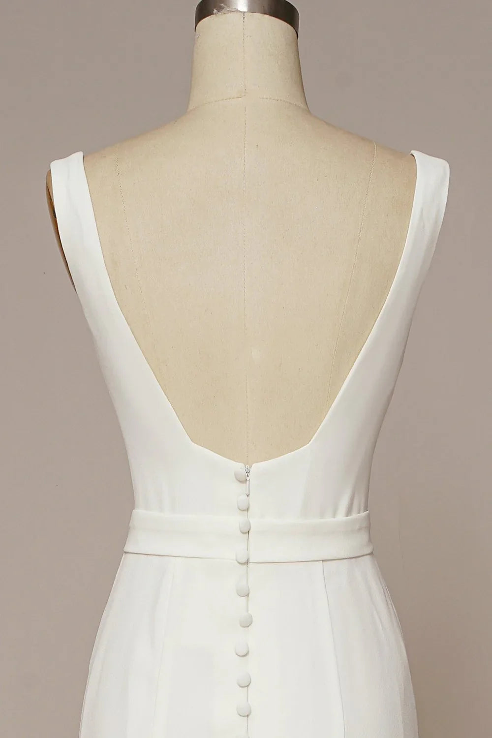 Square Neck Wedding Dress - Chloe Dress