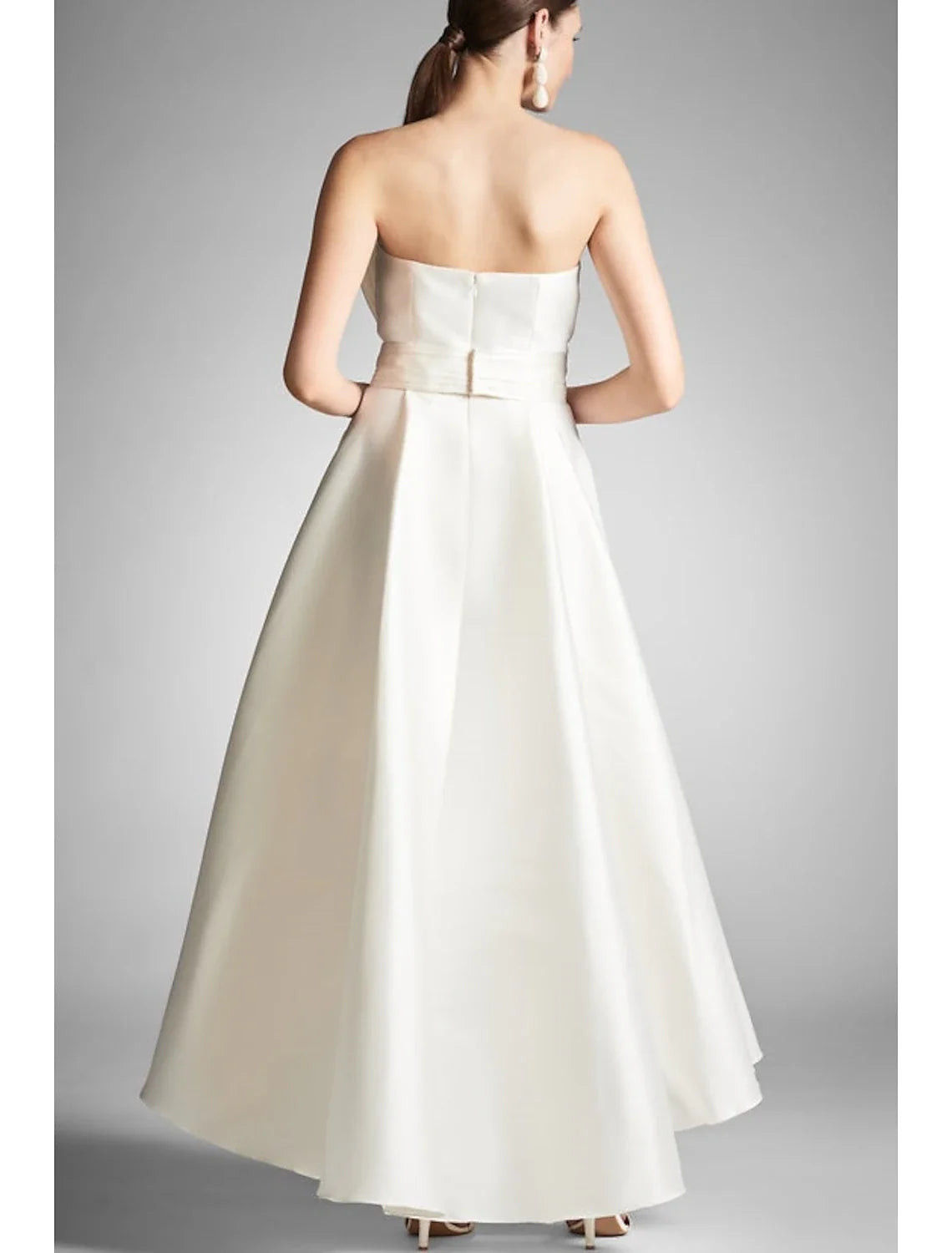 A-Line Strapless Sleeveless Asymmetric Prom Dress - Chloe Dress