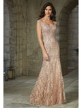 Mermaid Lace Sleeveless Floor-Length Evening Dress - Chloe Dress
