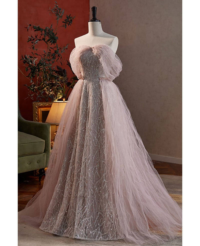Pink Princess Sequin Short Sleeve Backless Beaded Mini Evening Dress - Chloe Dress