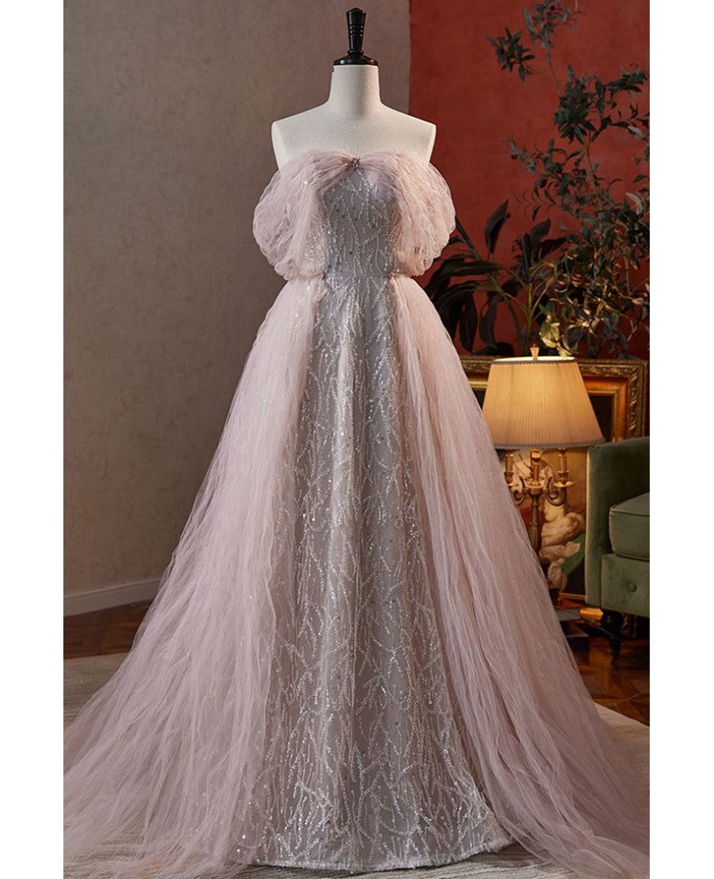Pink Princess Sequin Short Sleeve Backless Beaded Mini Evening Dress - Chloe Dress