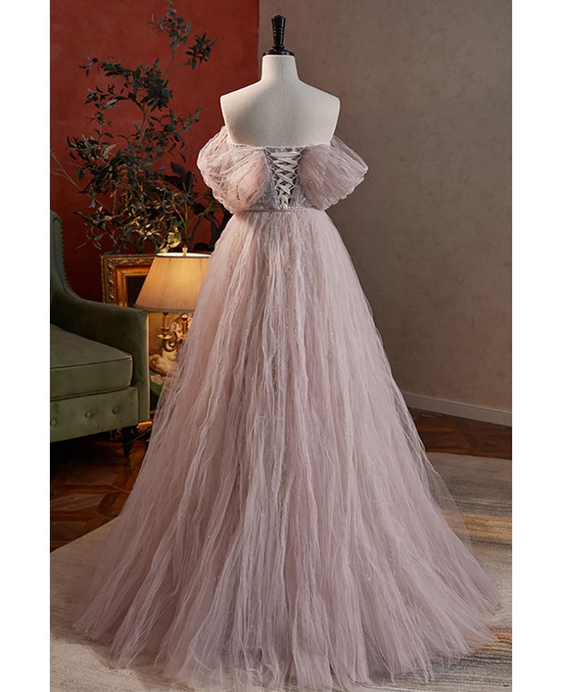 Pink Princess Sequin Short Sleeve Backless Beaded Mini Evening Dress - Chloe Dress