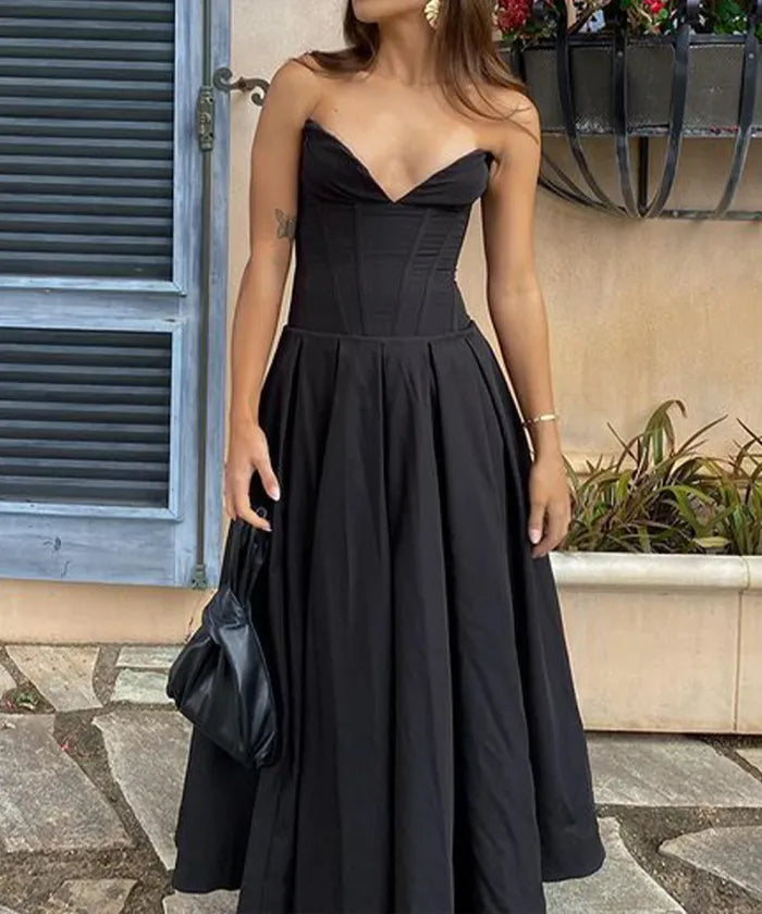 Black Princess Prom Dress - Chloe Dress