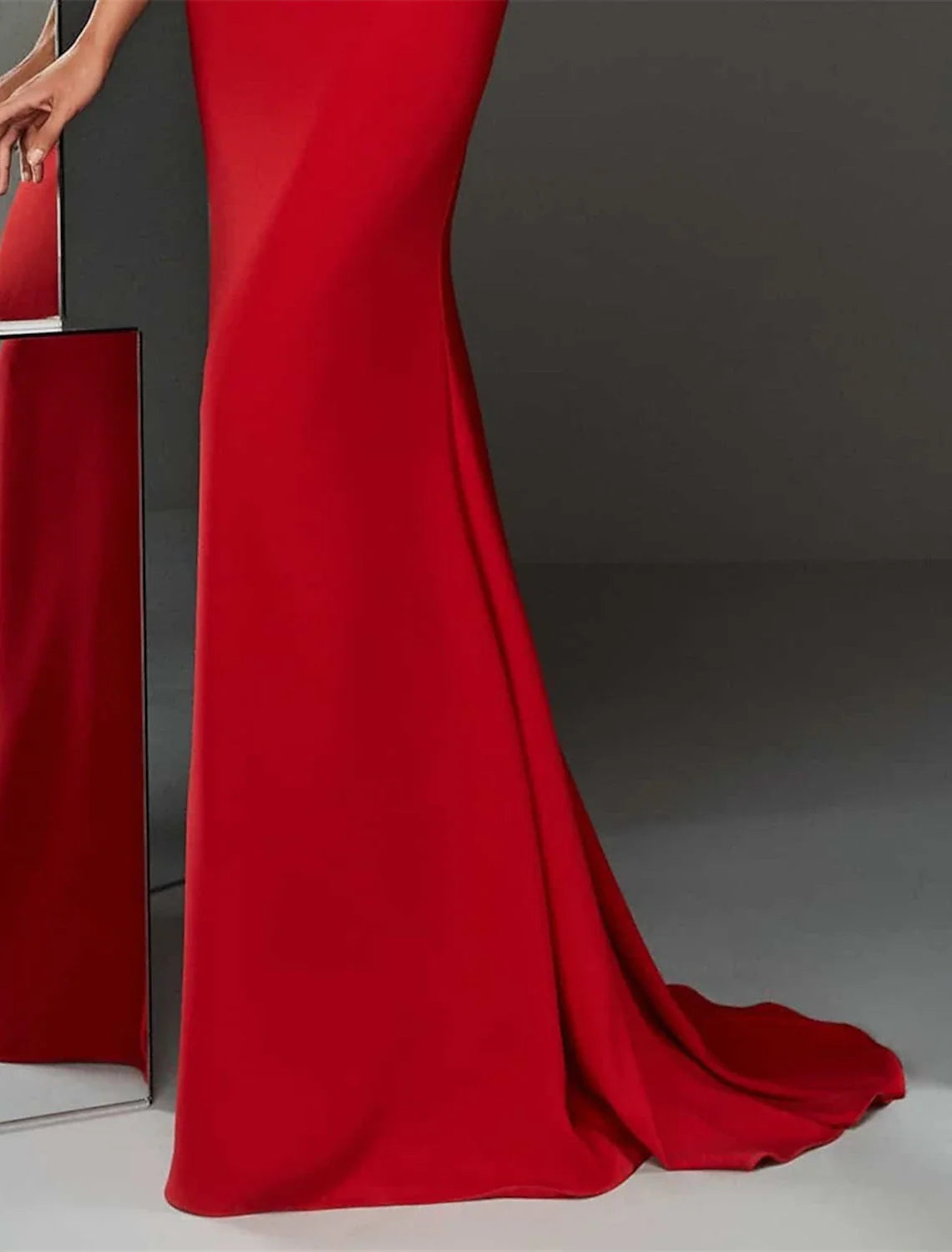 Mermaid Chiffon Sleeveless Train Floor-Length Evening Gown - Chloe Dress