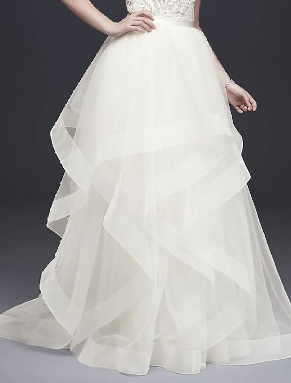 A-Line Satin Train Wedding Gown - Chloe Dress