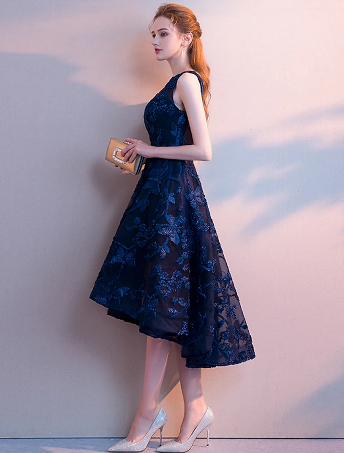 A-Line Tulle Sleeveless Pleated Mini Cocktail Dress - Chloe Dress