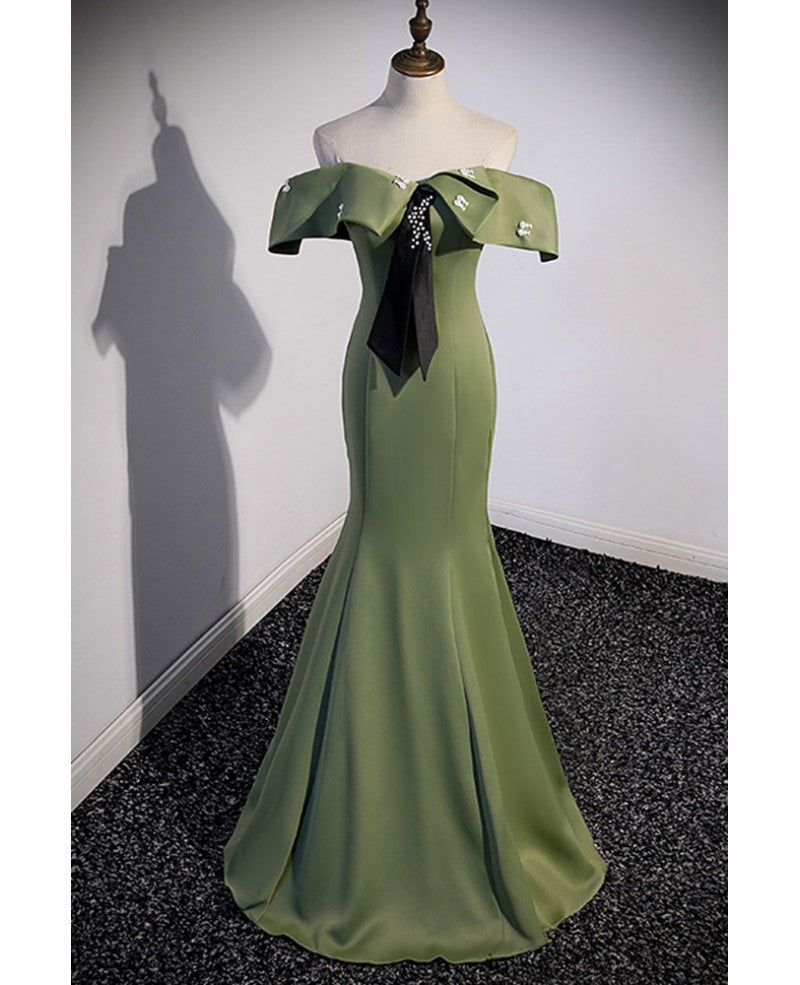 Green Sleeveless Evening Dress - Chloe Dress