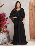 Mermaid V-Neck Sequin Long Sleeve Train Evening Dress - Chloe Dress
