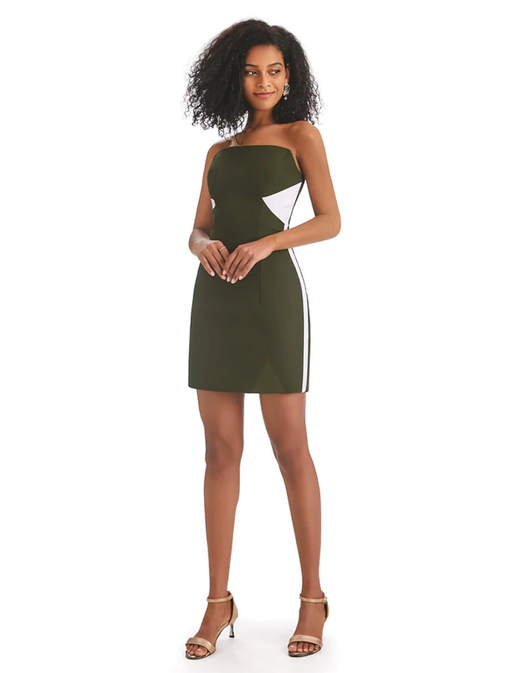 Sheath Strapless Sleeveless Mini Homecoming Dress - Chloe Dress
