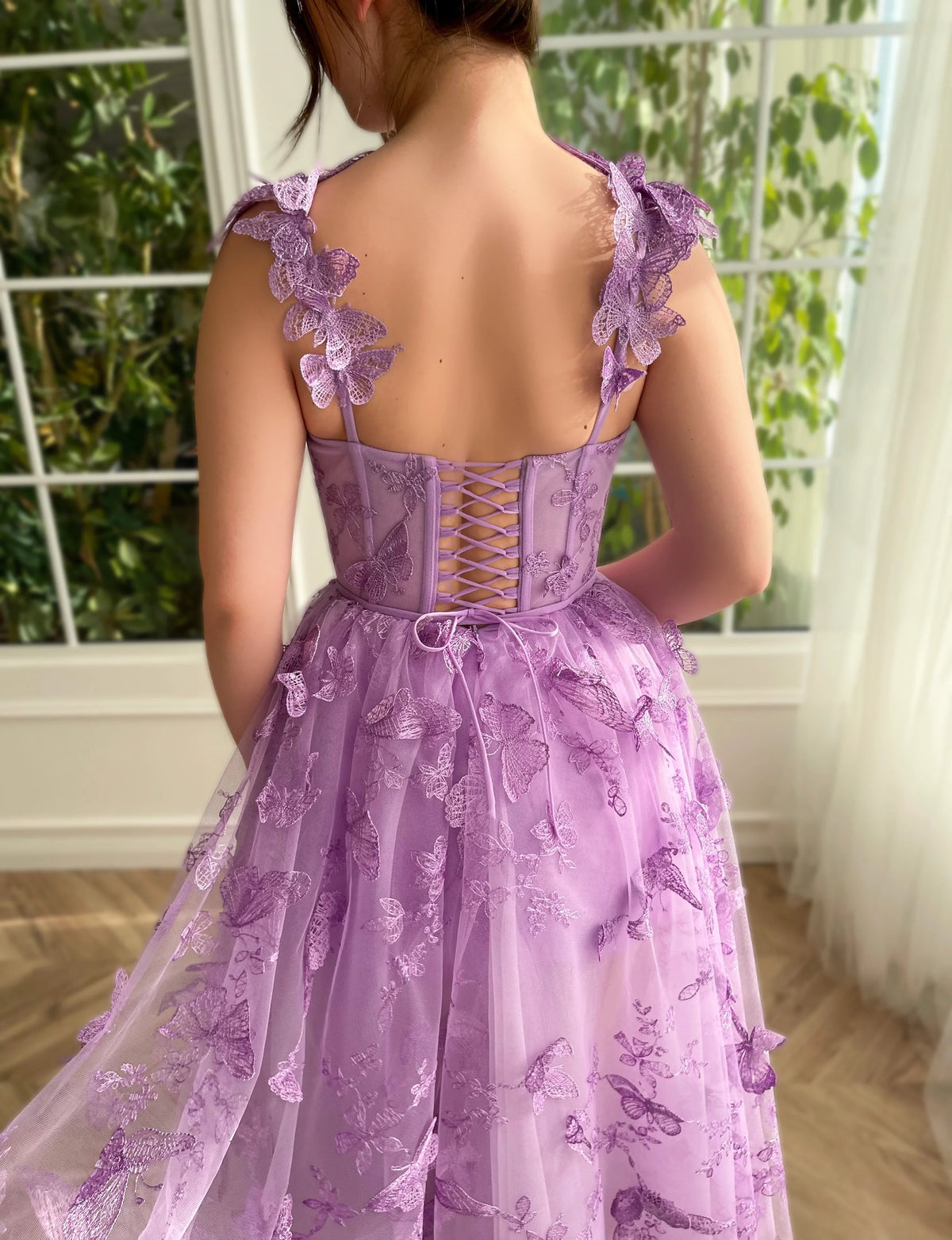 Ball Gown Tulle Applique Prom Gown - Chloe Dress