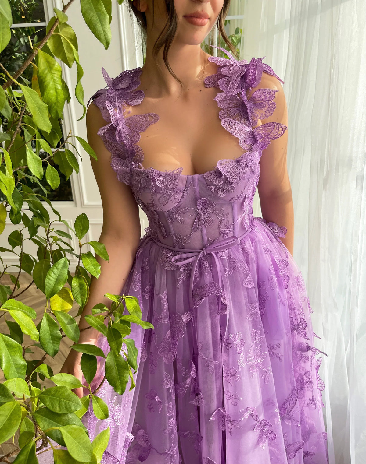 Ball Gown Tulle Applique Prom Gown - Chloe Dress