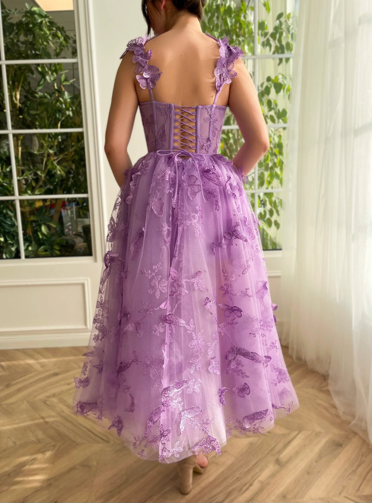 Ball Gown Tulle Applique Prom Gown - Chloe Dress