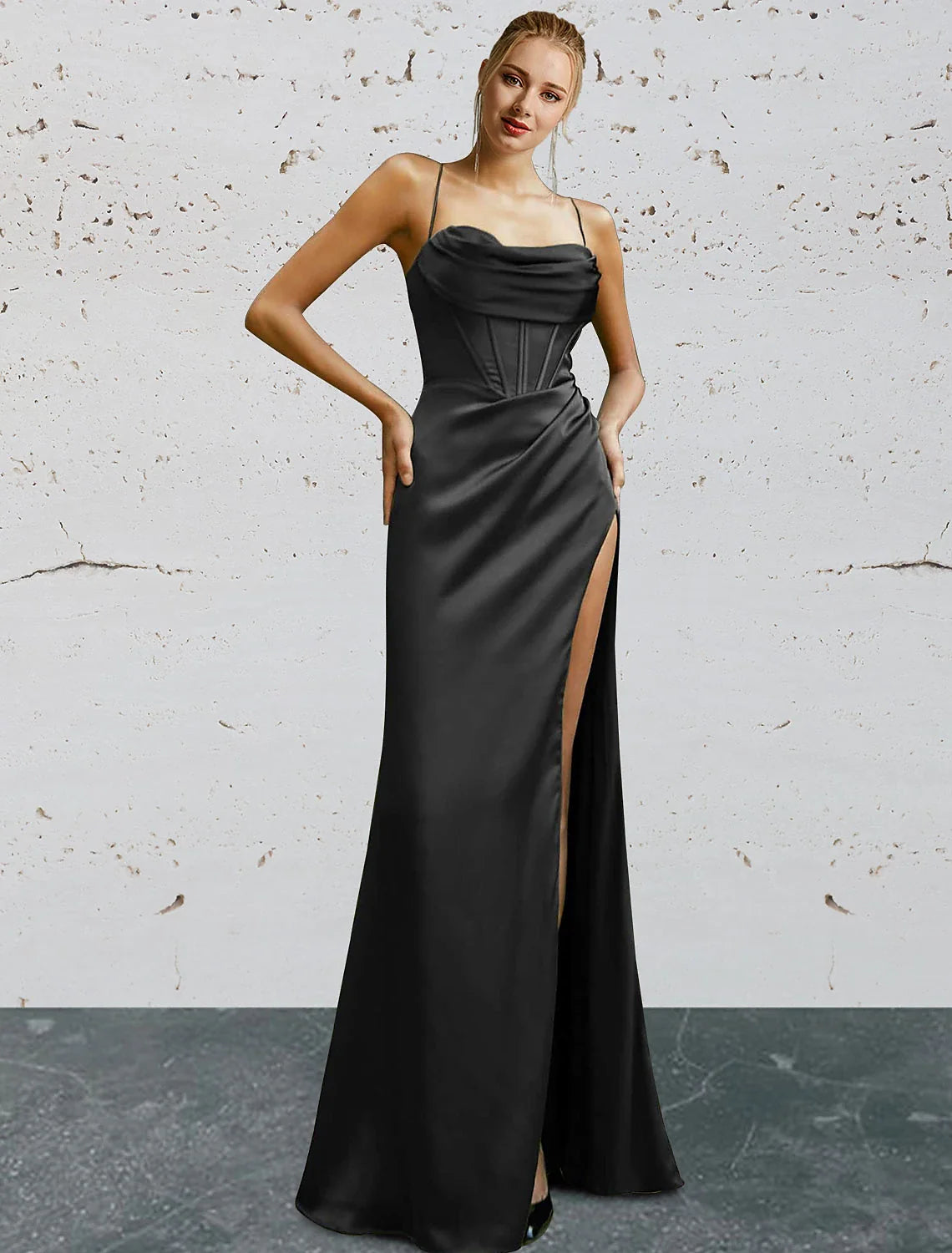 Mermaid Sweetheart Sleeveless Backless High Slit Floor-Length Prom Dress - Chloe Dress