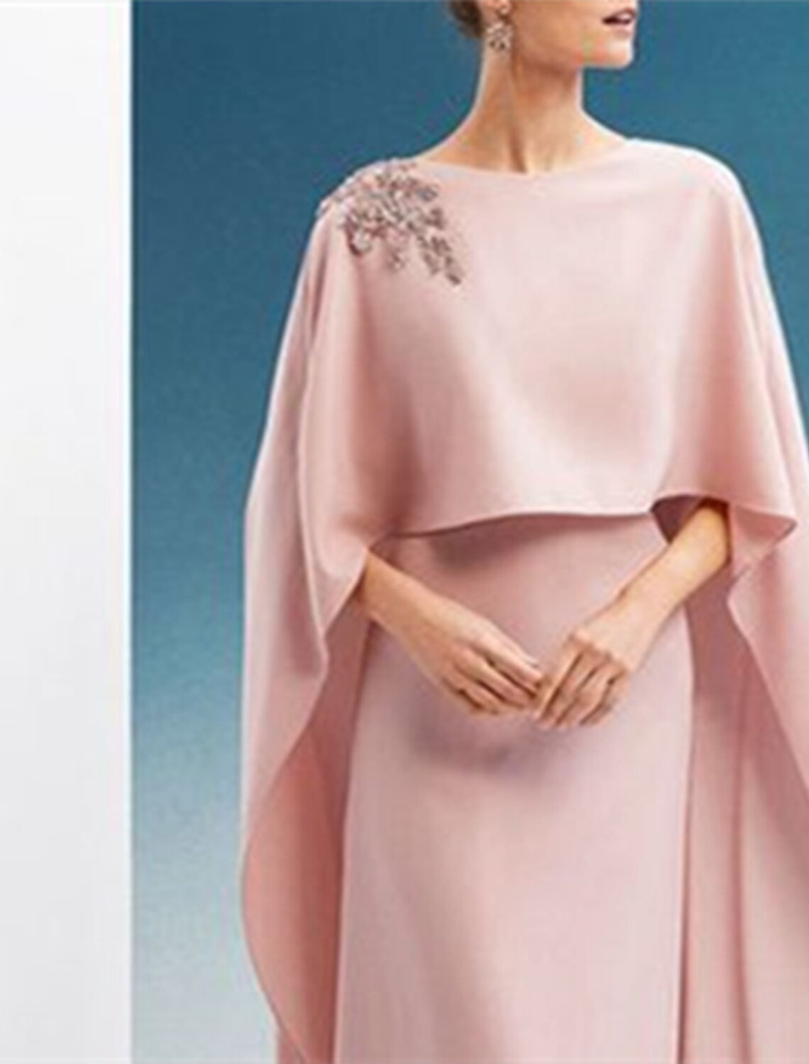 Sheath Chiffon Sleeveless Floor-Length Evening Gown - Chloe Dress