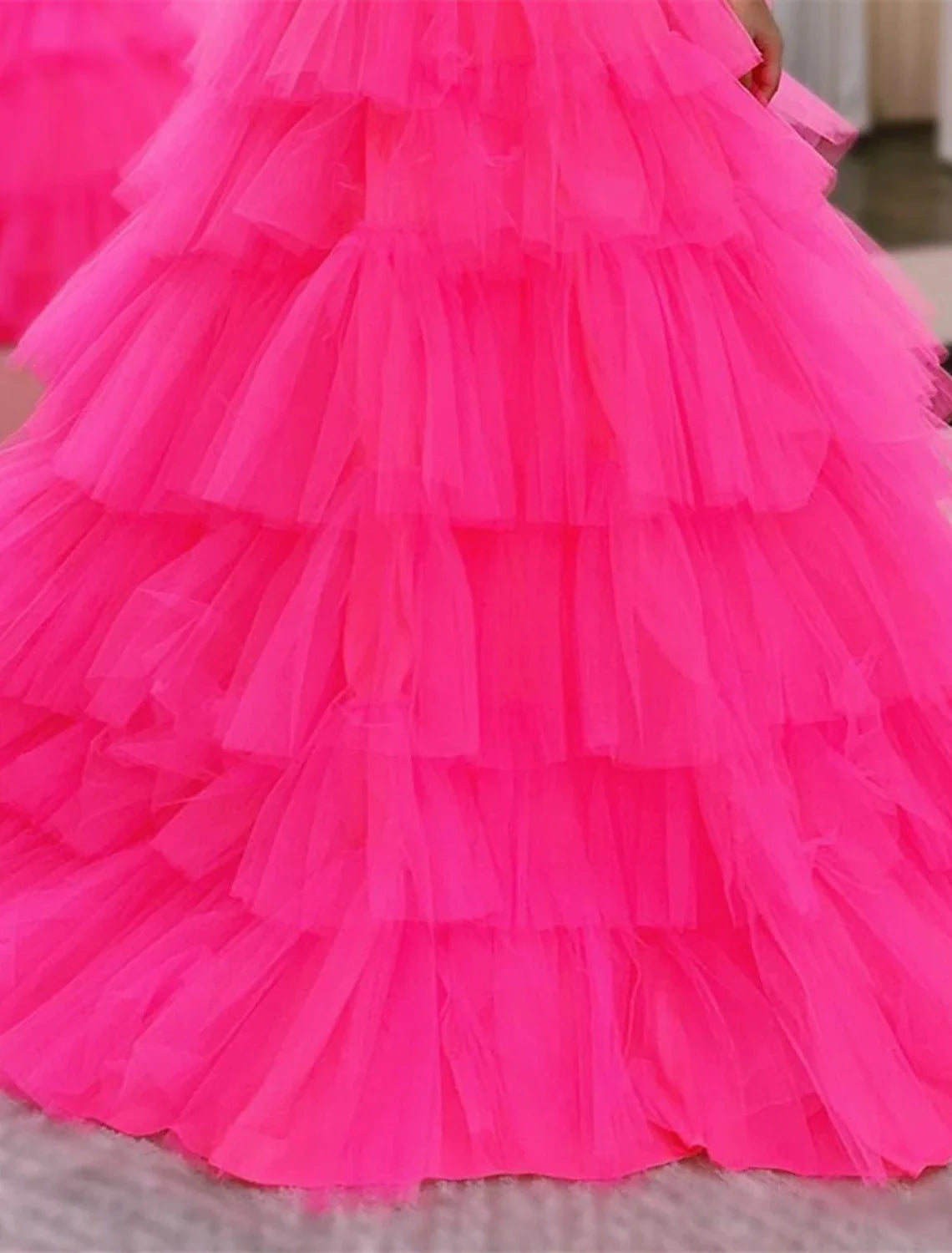 Ball Gown Strapless Tulle Sleeveless Backless Floor-Length Prom Gown - Chloe Dress