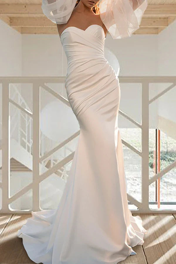 Mermaid Long Sleeve Wedding Dress - Chloe Dress