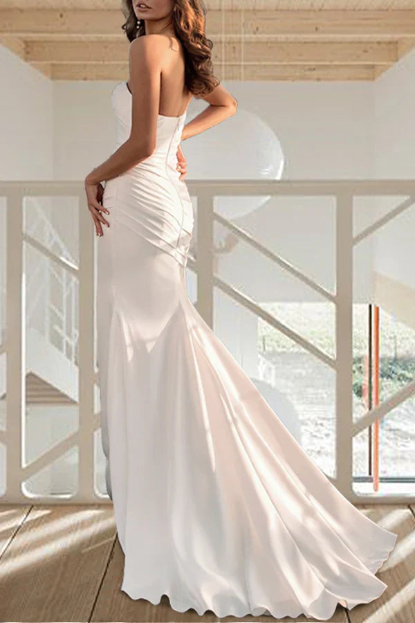 Mermaid Long Sleeve Wedding Dress - Chloe Dress