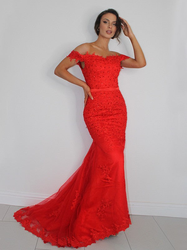 Mermaid Tulle Sleeveless Train Dress - Chloe Dress
