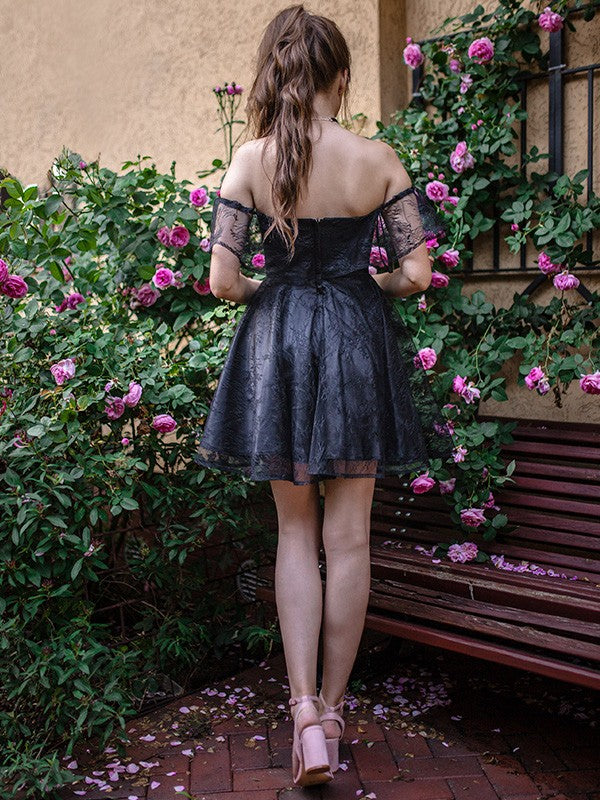 A-Line Chiffon Sleeveless Mini Homecoming Dress - Chloe Dress