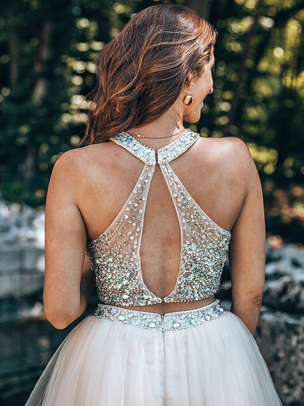 A-Line Tulle Sleeveless Mini Homecoming Dress - Chloe Dress