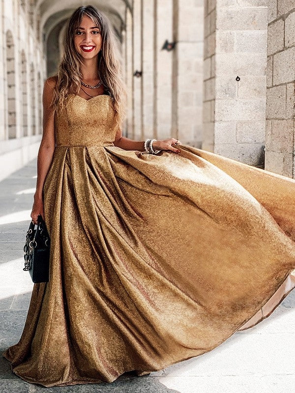 Ball Gown Sweetheart Sequin Sleeveless Ruffled Gown - Chloe Dress