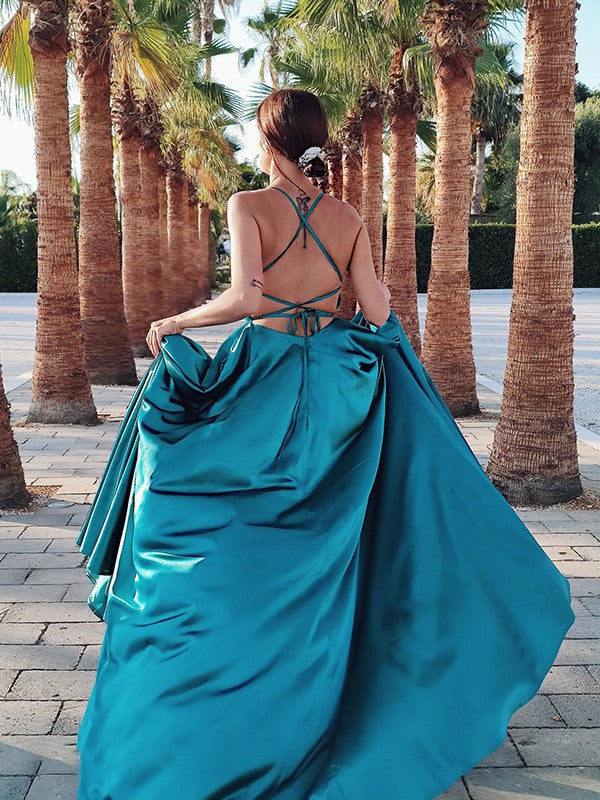 A-Line V-Neck Sleeveless Ruffled Dress - Chloe Dress
