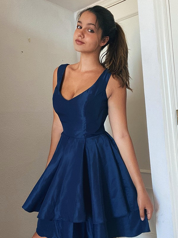 A-Line Sleeveless Mini Homecoming Dress - Chloe Dress