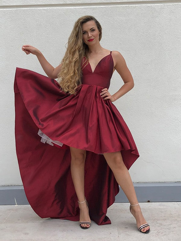 A-Line Spaghetti Strap Sleeveless Ruffled Homecoming Dress - Chloe Dress