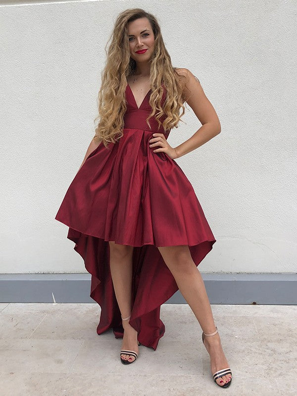 A-Line Spaghetti Strap Sleeveless Ruffled Homecoming Dress - Chloe Dress