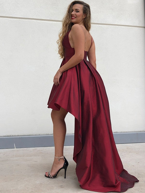 A-Line Spaghetti Strap Sleeveless Ruffled Homecoming Dress - Chloe Dress